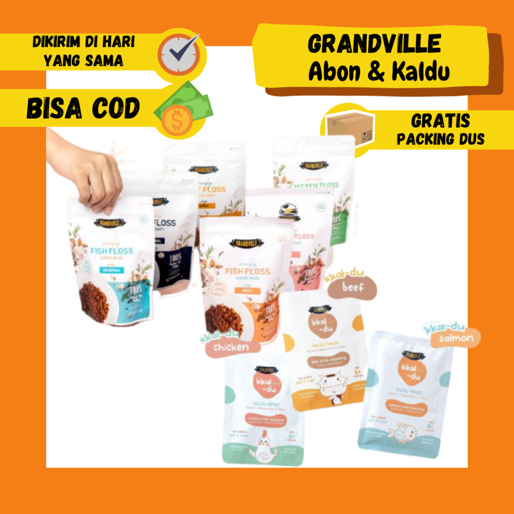 

Abon Grandville Crunchy Beef Floss Chicken Floss Abon Sapi Abon Ayam