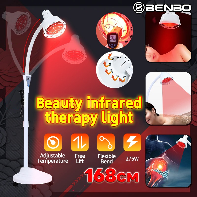 Lampu Fisioterapi Kepala Tunggal Pemanas Listrik Inframerah /Lampu Kecantikan Kulit Fisioterapi Ruma