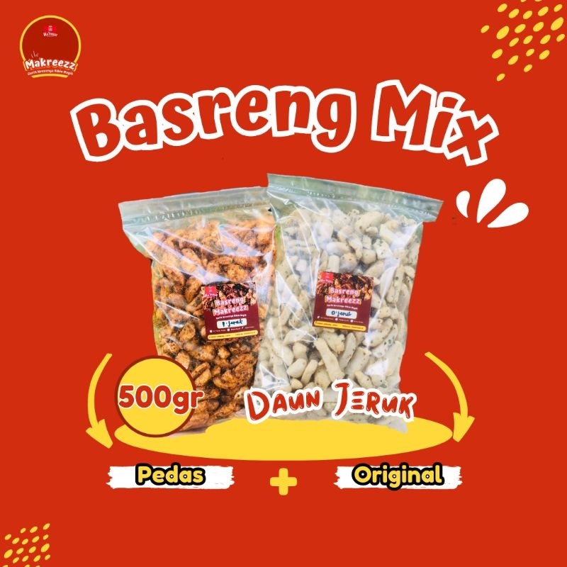 

BASRENG MIX DAUN JERUK PEDAS DAN ORIGINAL 500gram