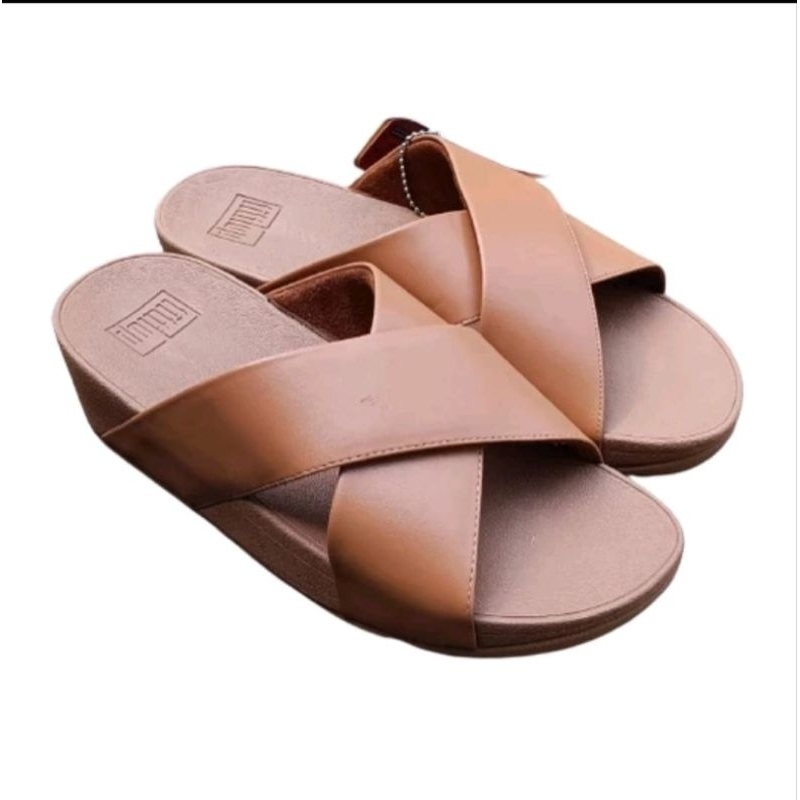 Sandal Fitflop Ringer Slide Sandal Wanita Wedges Jepit Import / Fitflop Selop / Fitflop / Sandal Sel