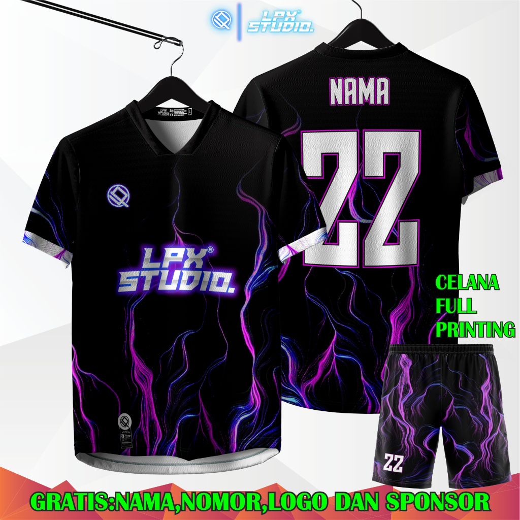 Jersey Sepak Bola | Jersey Futsal | Jersey Voli Custom Free Nama Set
