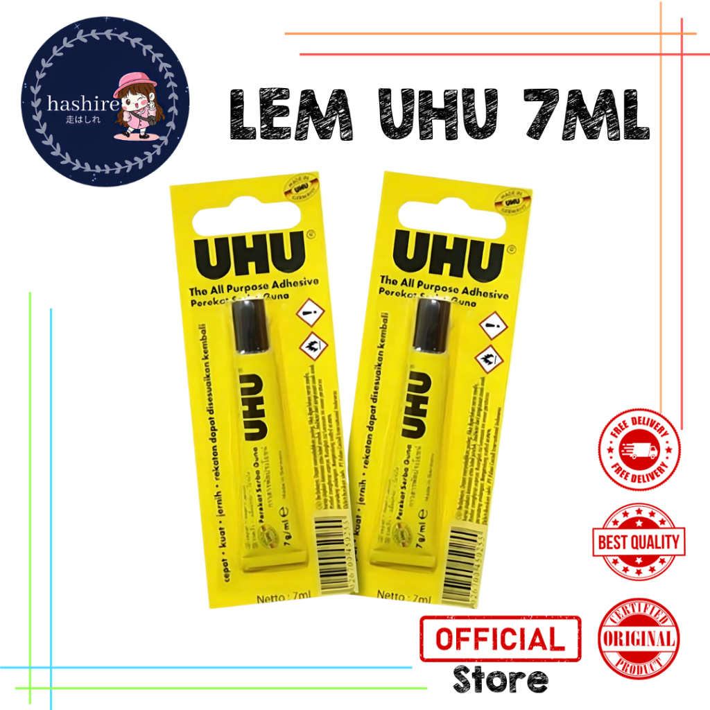 

LEM UHU CAIR 7ML // LEM KERTAS UHU 7ML