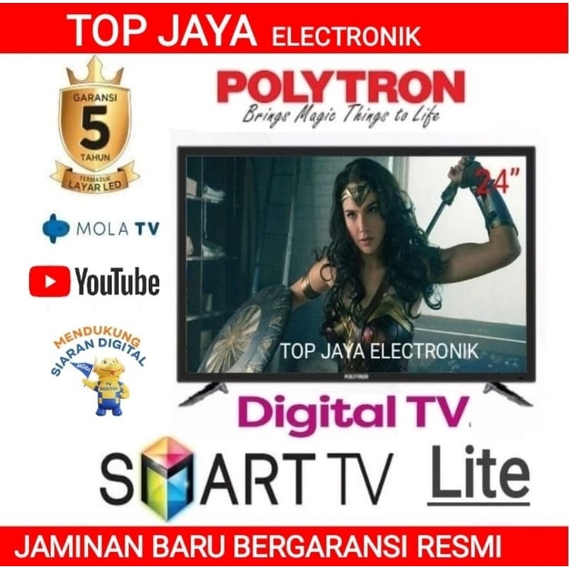 SMART TV 24 INCH POLYTRON/SMART TV POLYTRON 24 INCH NEW SERIES