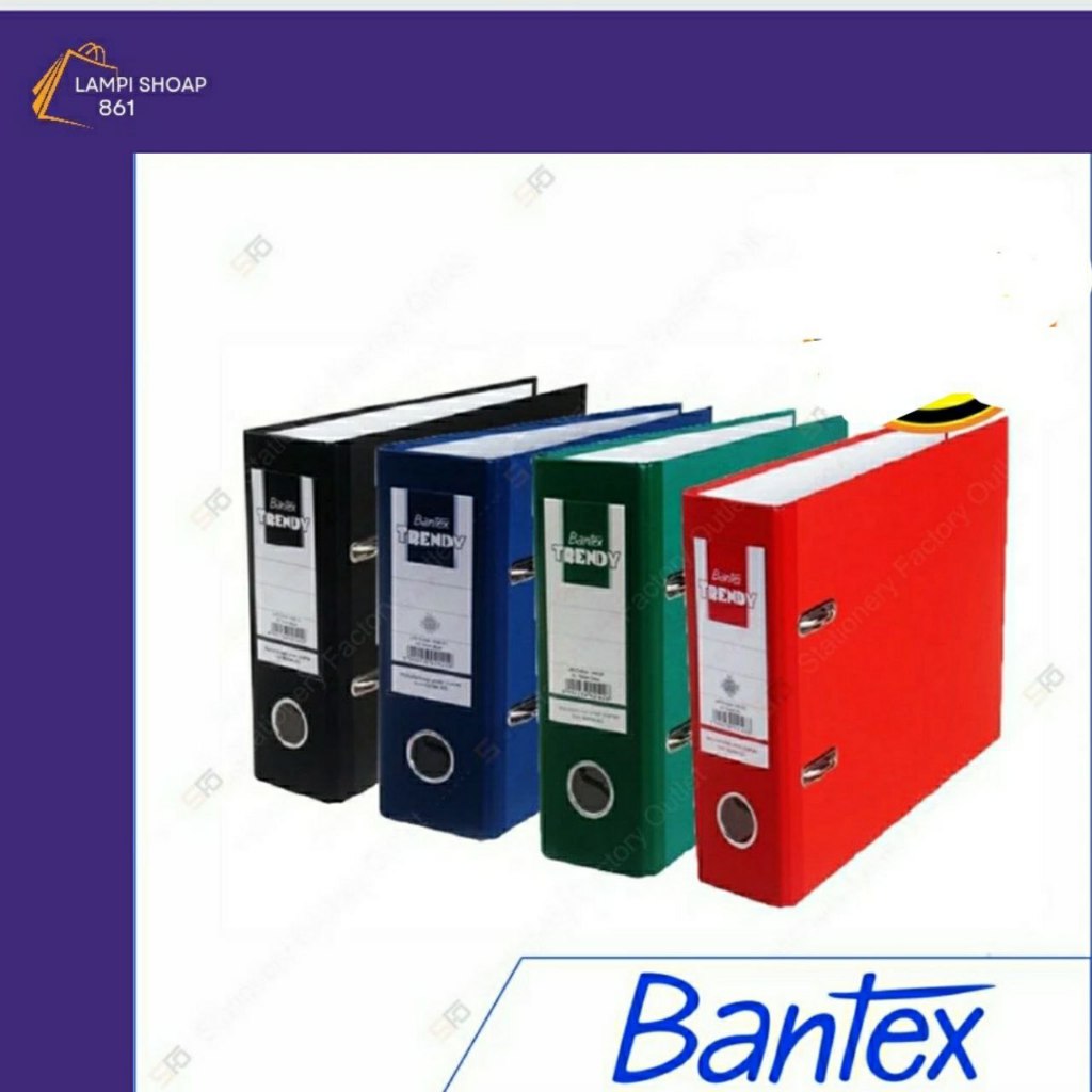 

Ordner A5 Landscape Bantex 7 cm 1448 - Kuitansi Hardboard Trendy - Hijau
