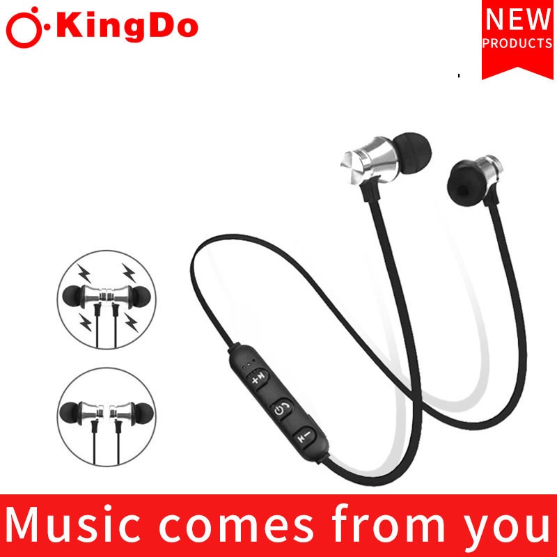Headset bluetooth sport mega bass magnet