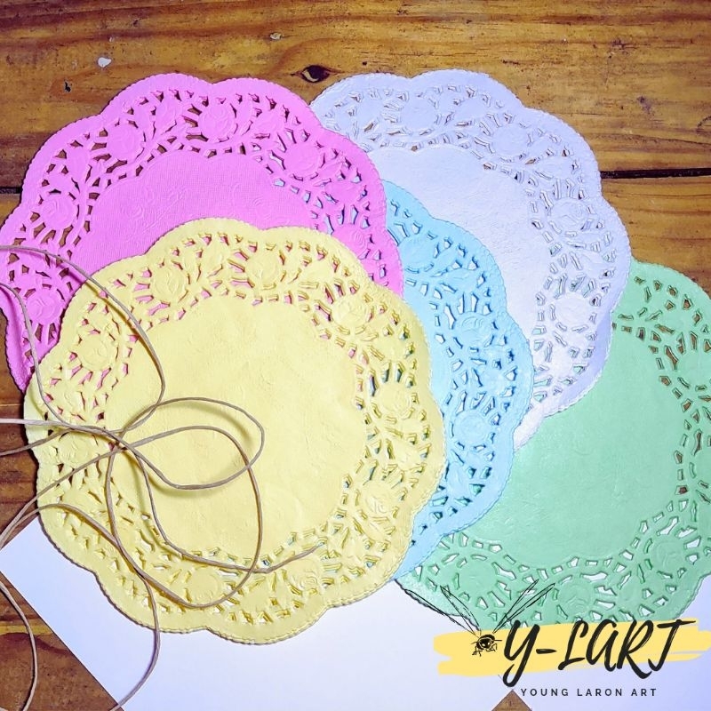 

Doilies Paper 6.5 inch (25pcs) Kertas Alas Renda - Pastel Mix