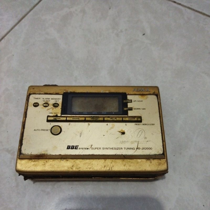 Aiwa Cassette Player HS-JX2000 80th Aniversary