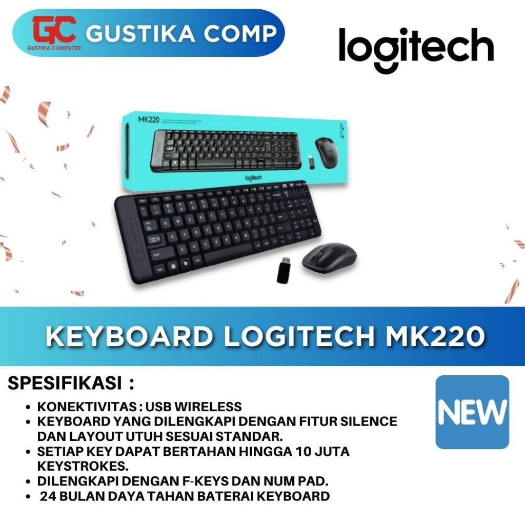 KEYBOARD LOGITECH MK220