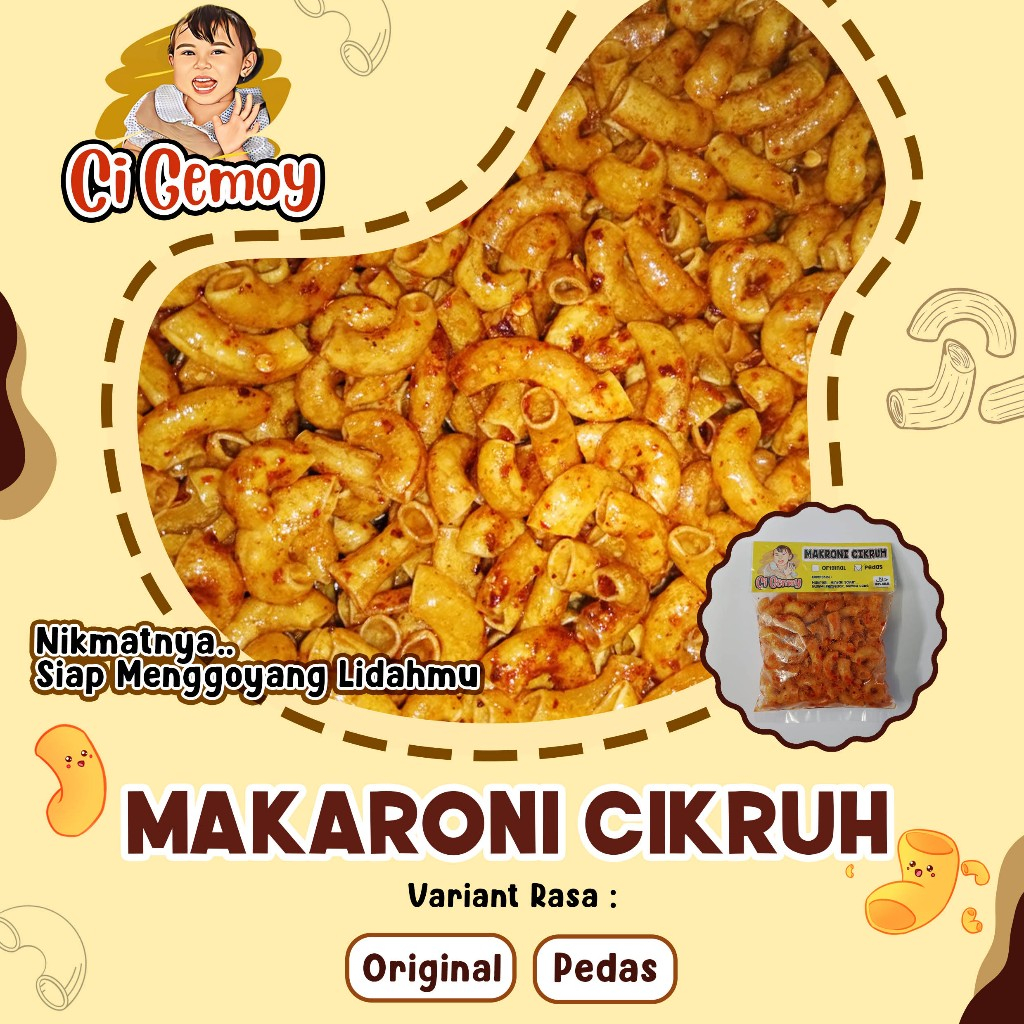 

MAKARONI CIKRUH // MAKARONI CEMILAN ENAK PEDAS GURIH // MAKRONI CEMILAN CI GEMOY