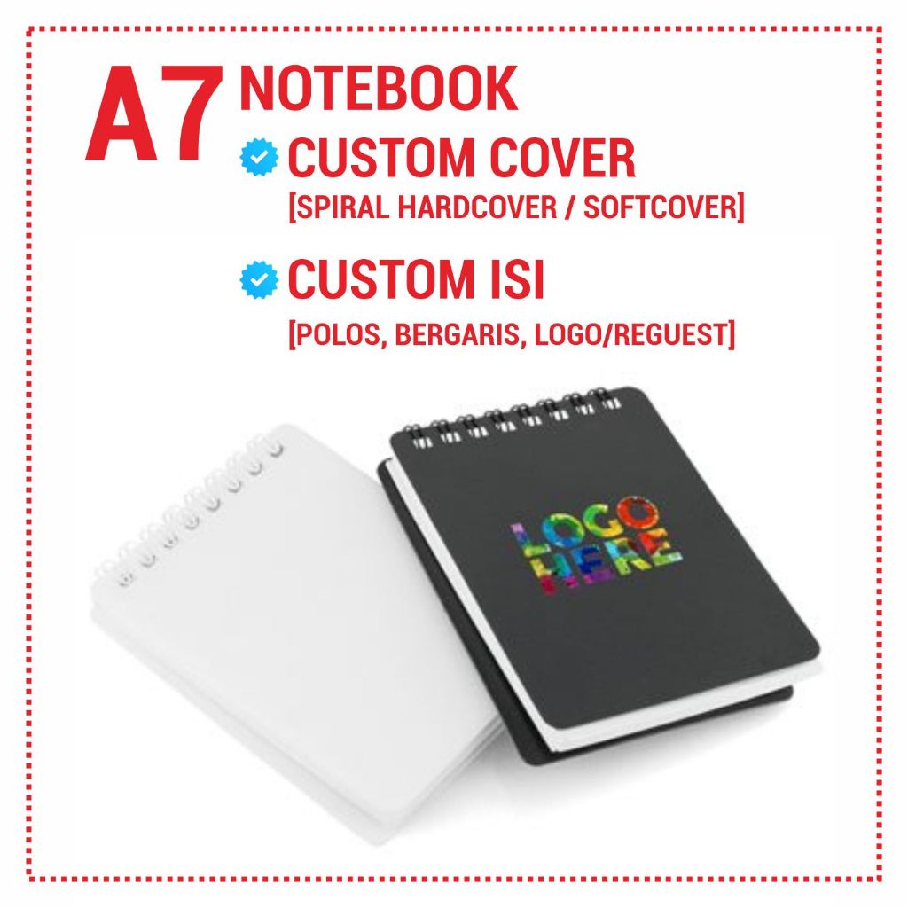 

NOTEBOOK MINI A7 JILID CUSTOM | ISI 30 | JILID SPIRAL | BUKU TULIS MINI A7 | BLOCKNOTE CUSTOM | A7 CUTE MINI NOTEBOOK | NOTEPAD PORTABLE | PORTABLE SMALL DIARY | BUKU A7 CATATAN RING | BUKU CATATAN DIARY KECIL | BUKU BINDER | HARDCOVER SOFTCOVER