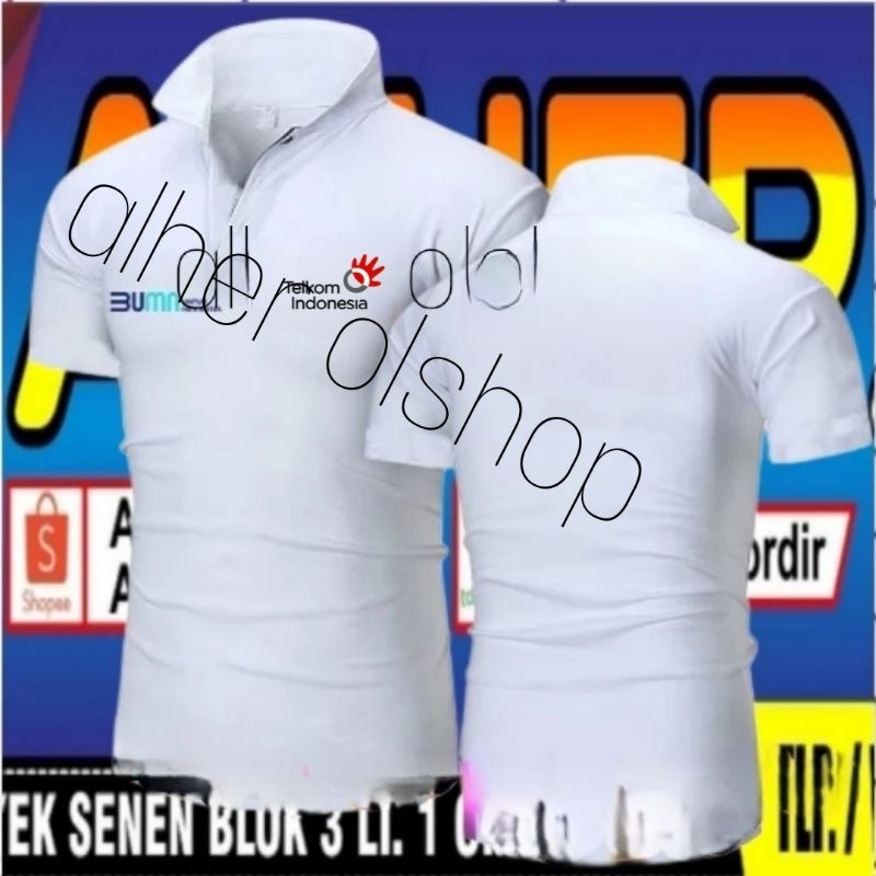 Kaos Telkom Indonesia baju Telkom Indonesia seragam Telkom Indonesia kaos polo Telkom Indonesia kaos