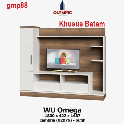 OLYMPIC WU Omega LEMARI HIAS RAK TV MEJA TV BUFFET TV (BATAM)