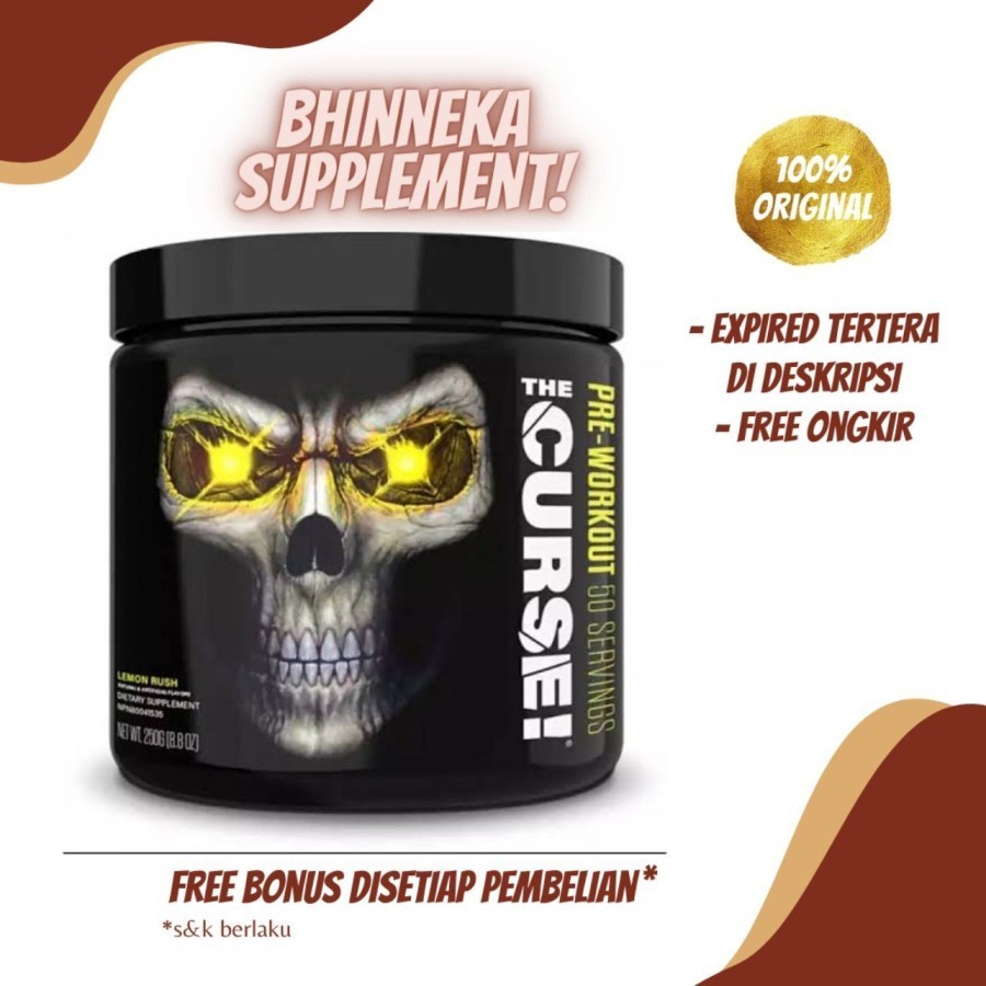 JNX Sports The Curse (50 servings) Preworkout Pre Workout Pwo ORIGINAL JNX The Curse (50 servings) P