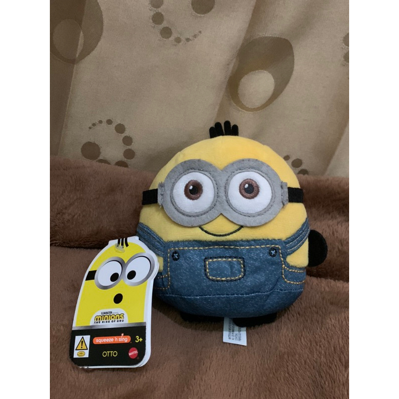 [Doll Stories] BACA DESKRIPSI || MINIONS DOLL OTTO Squeeze ‘n sing || ORIGINAL MATTEL NEWTAG