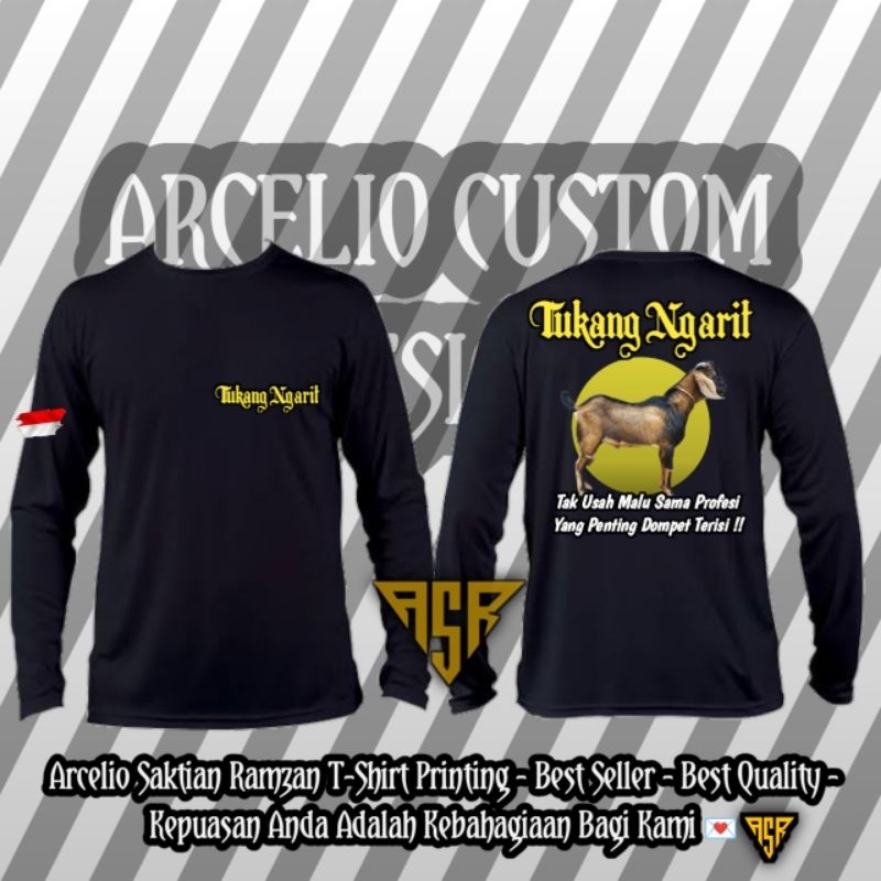 KAOS TUKANG NGARIT KAMBING BAHAN ADEM