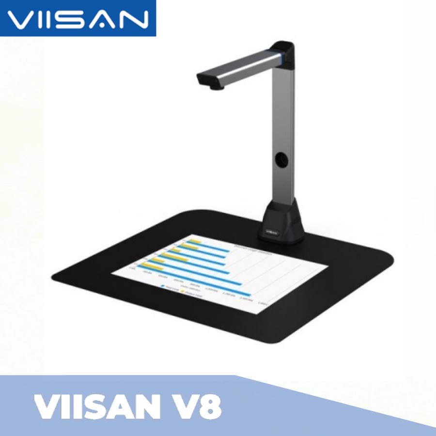 Viisan V8 Scanner Document Camera 8 Megapixel A3 Portable Ringan