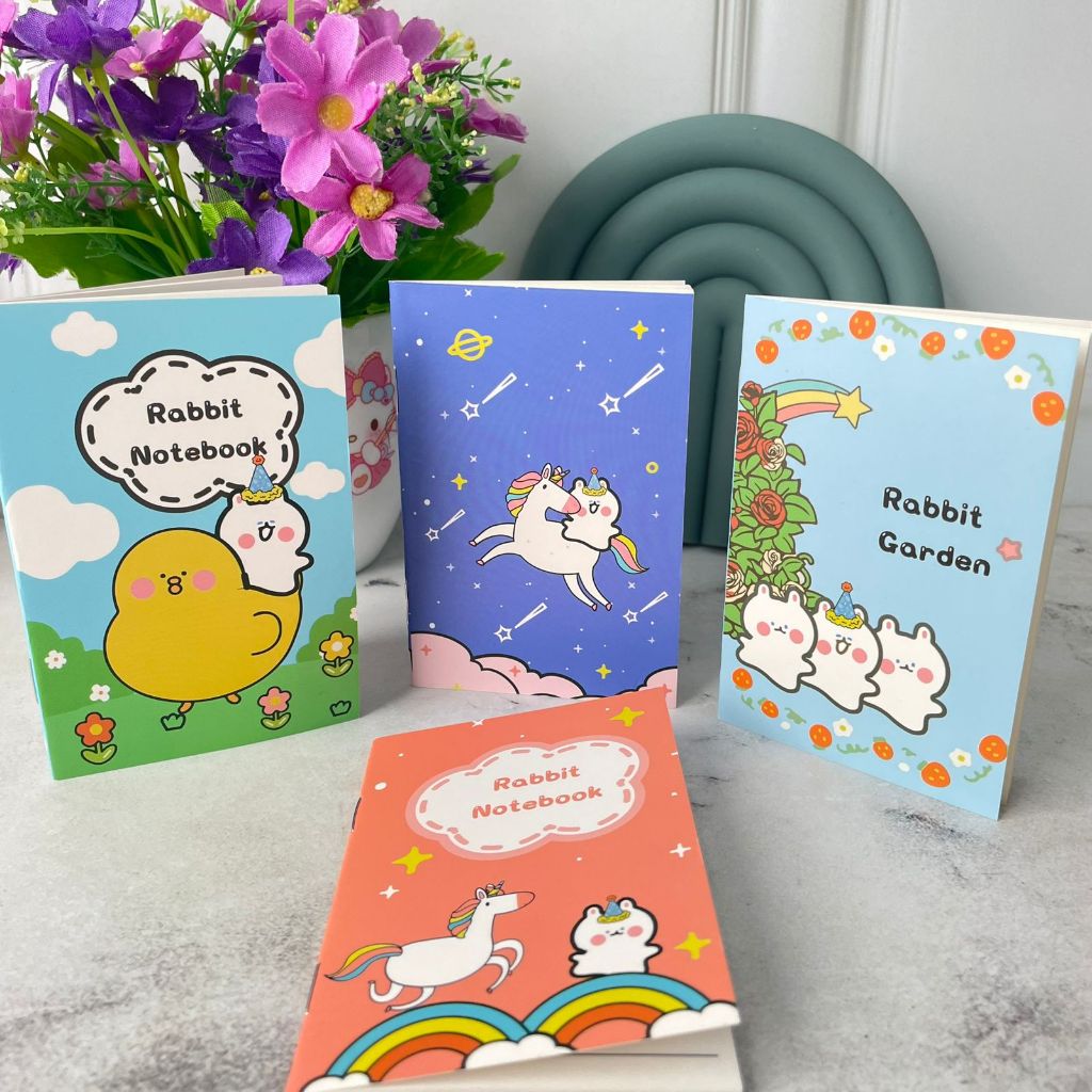 

Buku Tulis Mini Motif Rabbit Unicorn Notebook Ukuran A7 BK-1046 Bergaris Harga MURAH Notebook Mini Motif Kelinci Kuda Poni Alat Tulis Sekolah Anak Best Seller Bisa COD