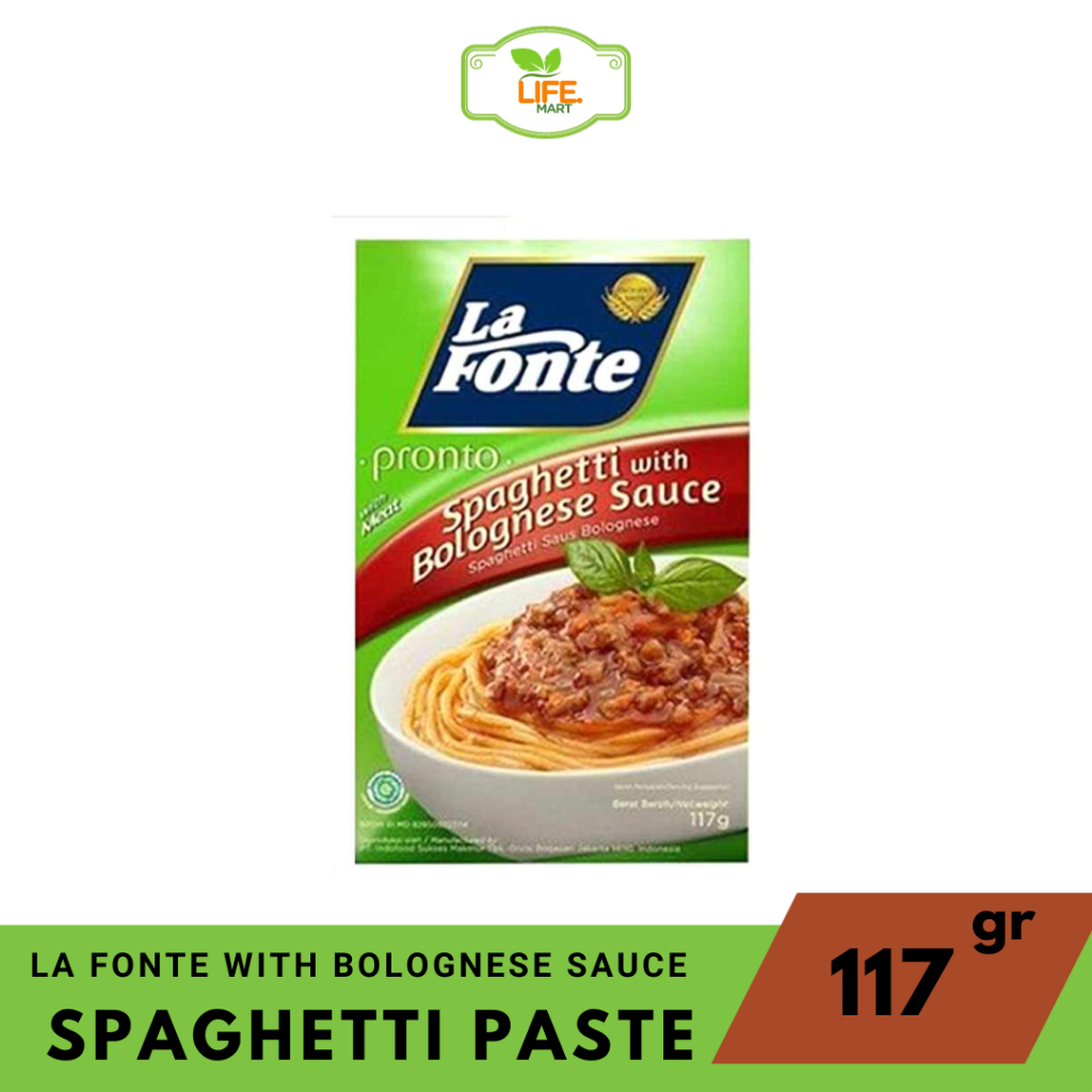 

La Fonte Spaghetti Pasta With Sauce Bolognese 117gr
