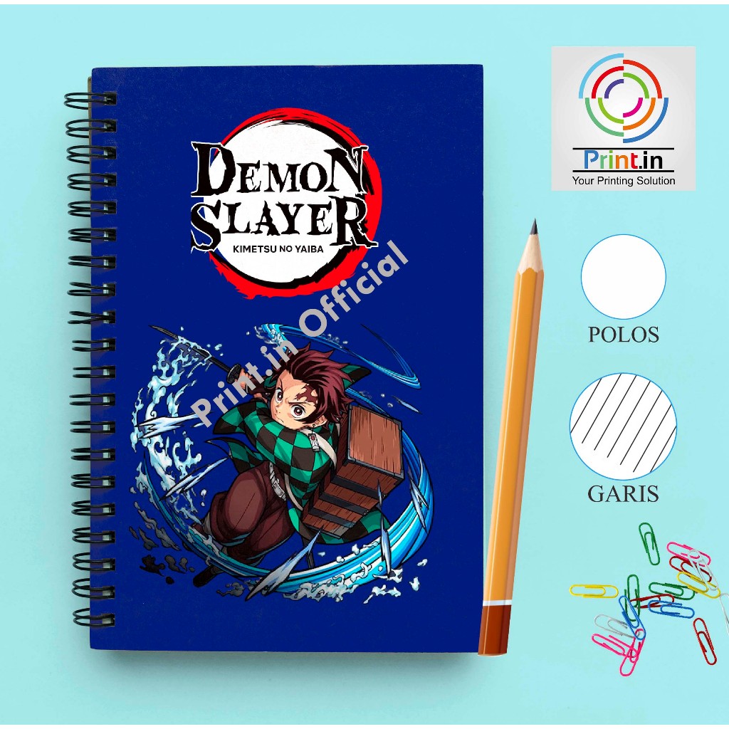 

Notebook Spiral Demond Slayer A5 GARIS/POLOS