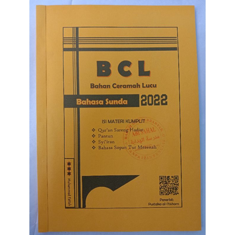 BCL/bahan ceramah lucu/dakwah sunda/Ceramah lucu