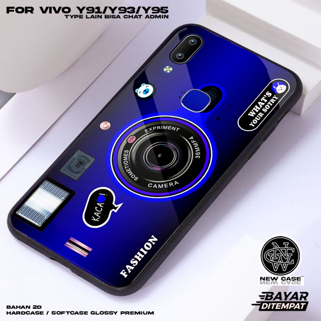 Case VIVO Y91 Y93 Y95 - Casing Hp Terbaru 2023 Newcase [ KAMERA] Silikon Hp Mewah - Kesing Hp VIVO Y
