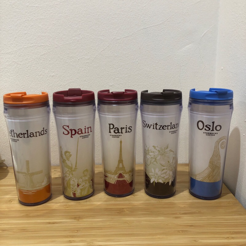 Starbucks tumbler Eropa-Netherlands,Spain,Switzerland,Oslo,Paris