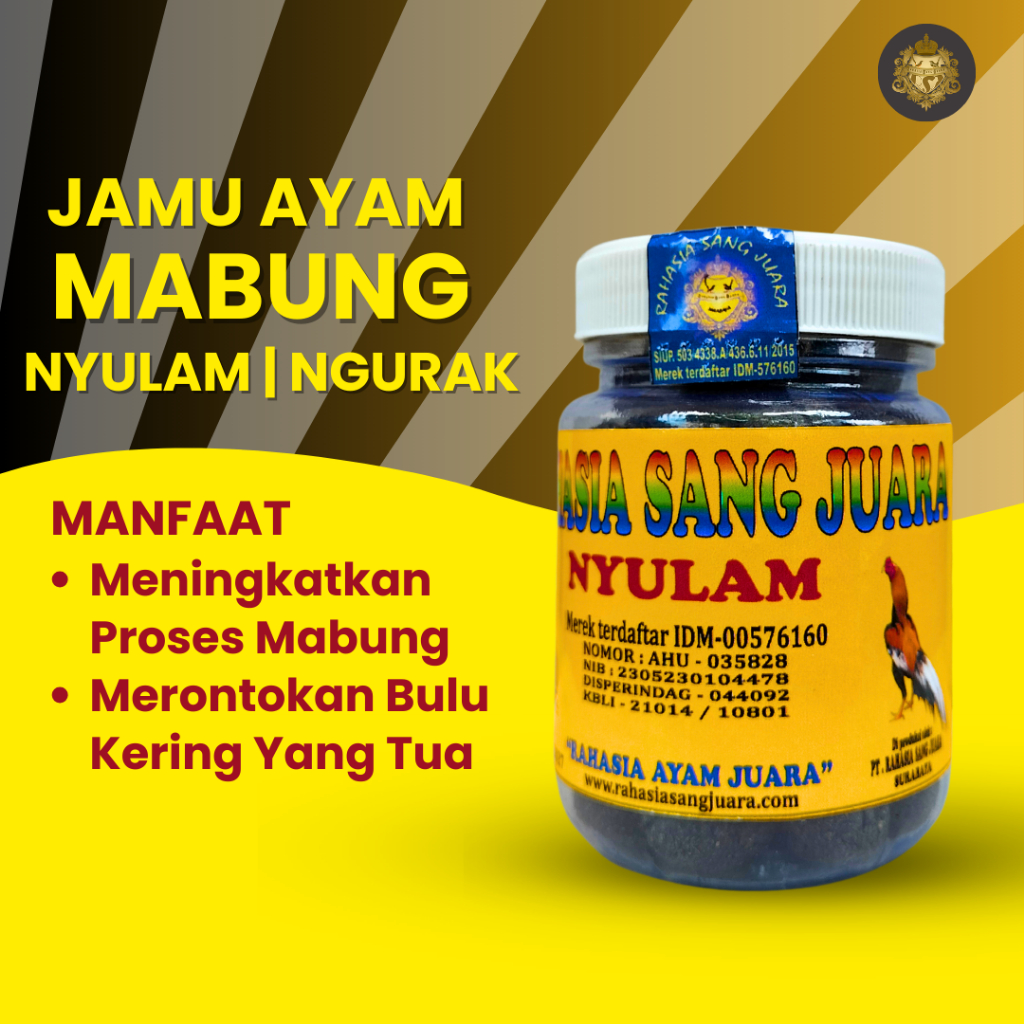NYULAM AYAM - OBAT AYAM MEMPERCEPAT PROSES MABUNG NGURAK DAN GANTI BULU
