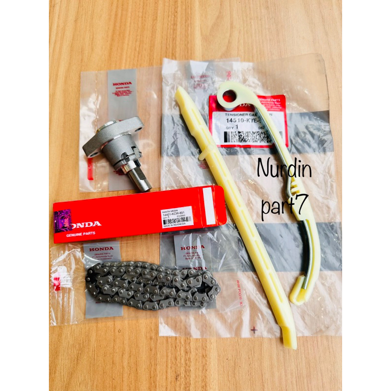 Paket Lidah Tensioner + Tonjokan keteng + Rantai keteng Megapro new Verza KYE