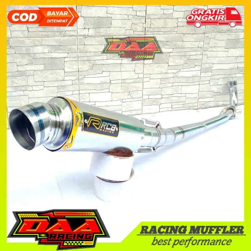 knalpot racing RCB corong SUPRA jupiter vega revo karisma shogun c70 smash blade astrea motor bebek
