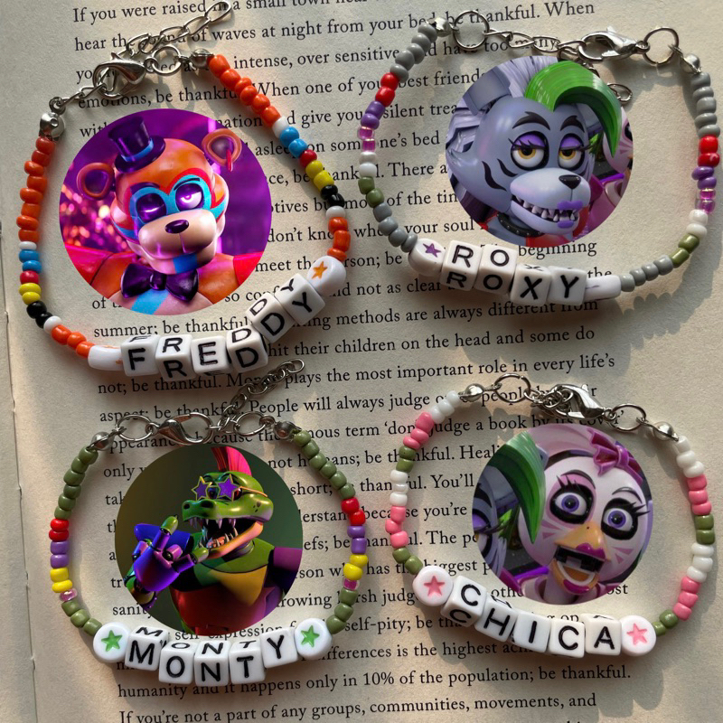 FNAF SECURITY BREACH BRACELET SERIES | Gelang Five nights at freddy | SECURITY BREACH | Limited Seri