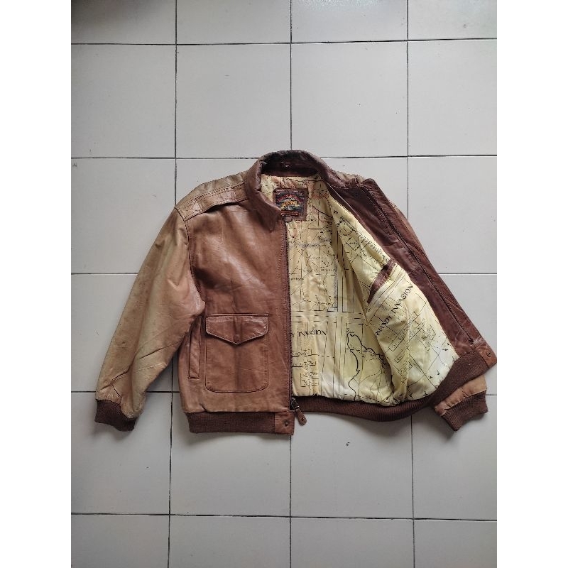FLIGHT JACKET MA-2 LEATHER ADVENTURE BOUND ORIGINALS 1899/PILOT/FLYERS/FLYING LEATHER JACKET