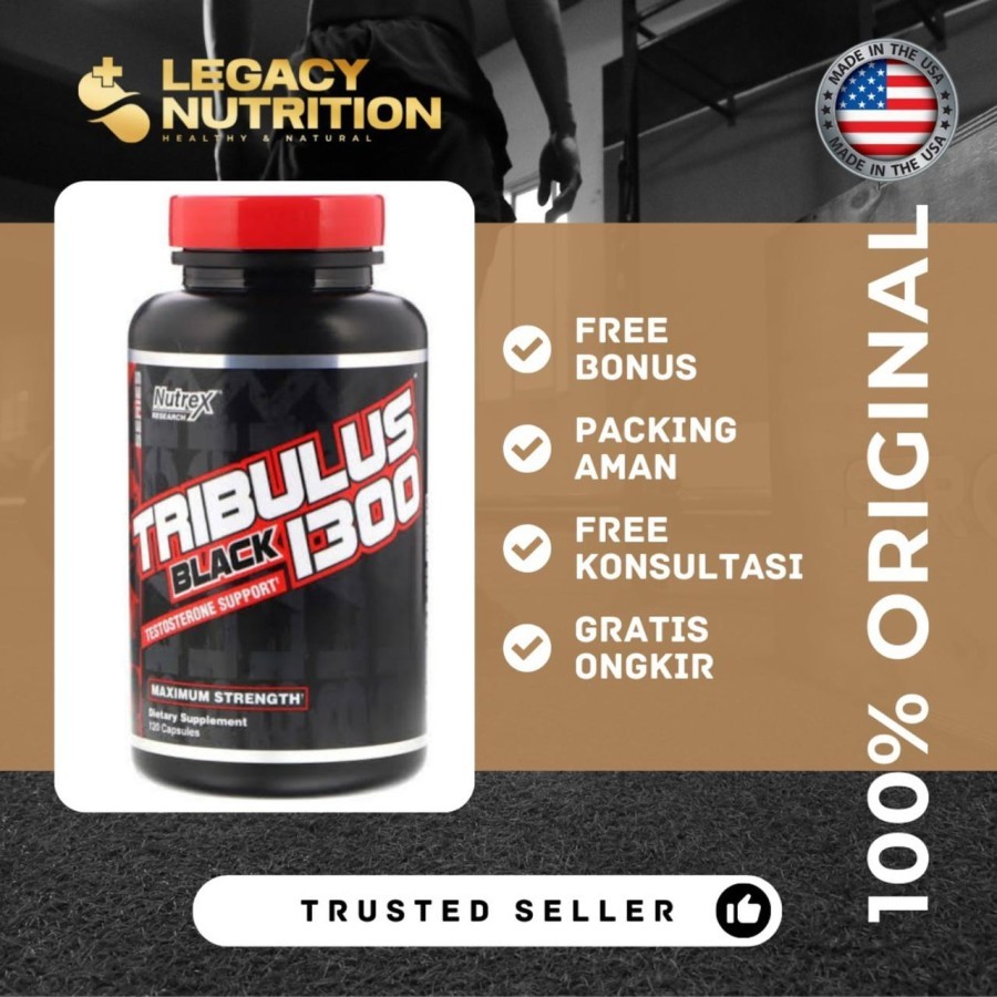 Nutrex Tribulus Black 1300 (120 caps) Nutrex Tribulus 1300 ORIGINAL Nutrex Tribulus Black 1300mg 120