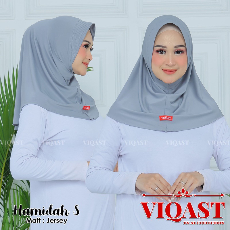 Hijab Bergo Sports Pendek Hamidah S jersey premium Original By viqast Kerudung olahraga jilbab insta