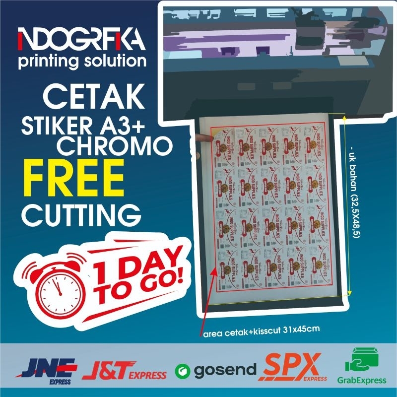 

cetak stiker A3+ label product makanan & minuman