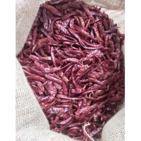 

⚡XPRESS⚡ Cabe Rawit Teja Merah Kering SUPER 1 kg kilo IMPORT Dijamin Pedas Dan Fresh