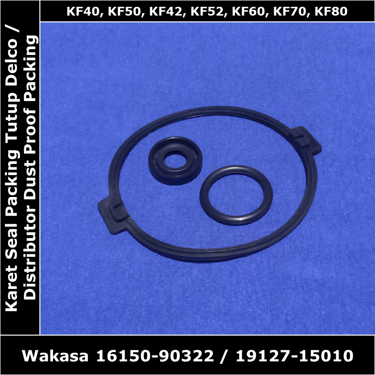 Karet Seal Packing Gasket Tutup Delco Distributor Set Toyota Kijang Super / Grand 5K 1500 cc KF40 KF