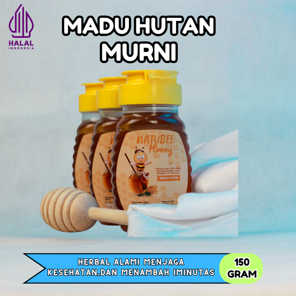 

madu murni quick fresh honey 150 gram natubee