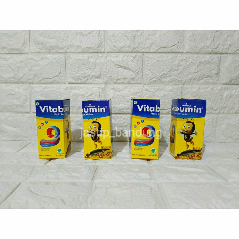 Vitabumin 130 ml / Vitabumin Madu Nafsu Makan Anak / Madu Albumin Ikan Gabus / Madu Anak Vitabumin /