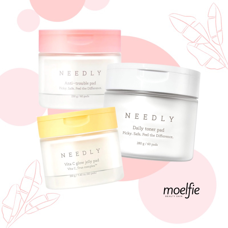 [READY STOCK] NEEDLY DAILY TONER PAD / VITA C GLOW JELLY PAD / ANTI-TROUBLE TONER PADS 280g