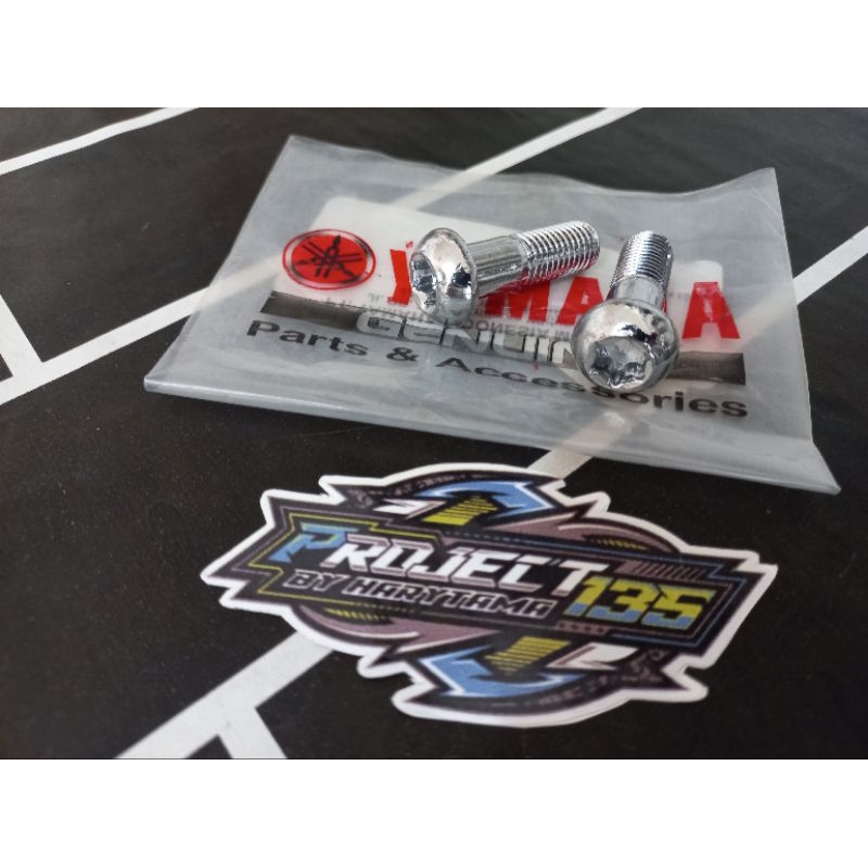 BAUT L BINTANG KALIPER RX KING FIZR SCORPIO ORIGINAL CHROME