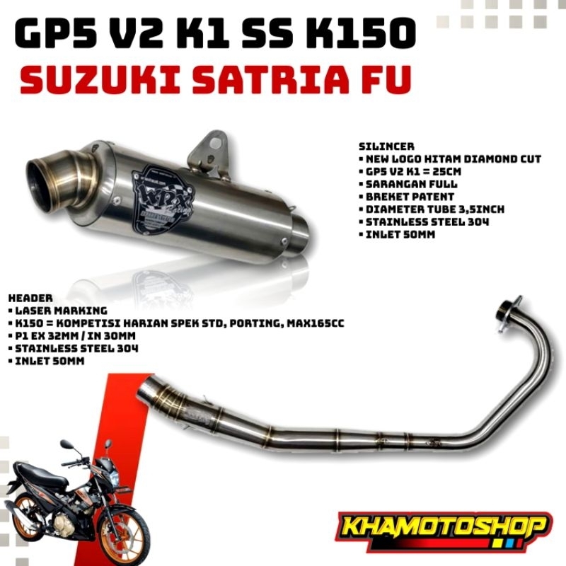 WRX GP5 V2 K1 SS K150 SATRIA FU