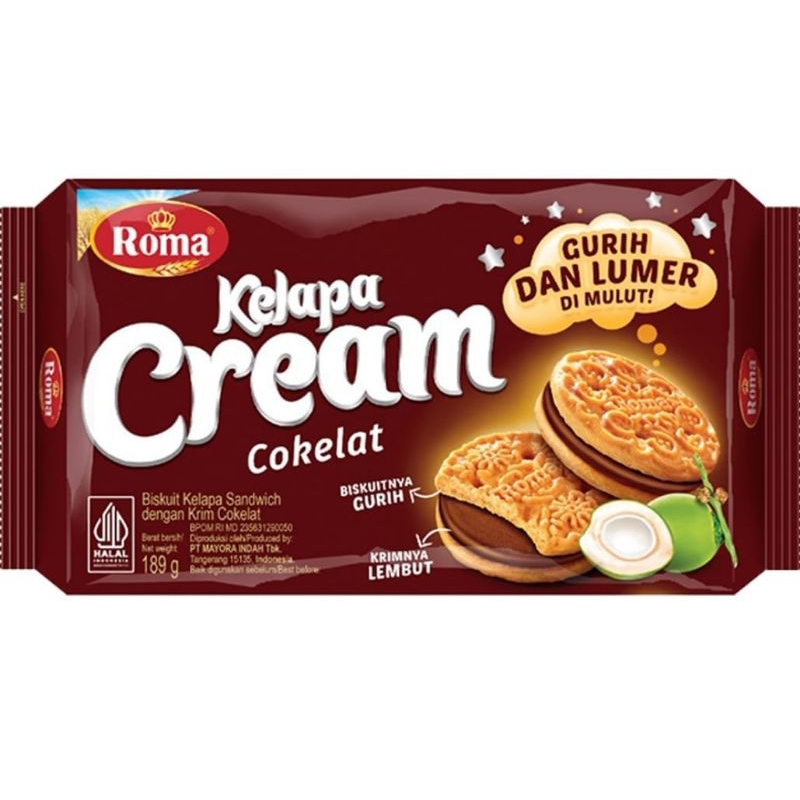 

Roma Kelapa Cream Cokelat