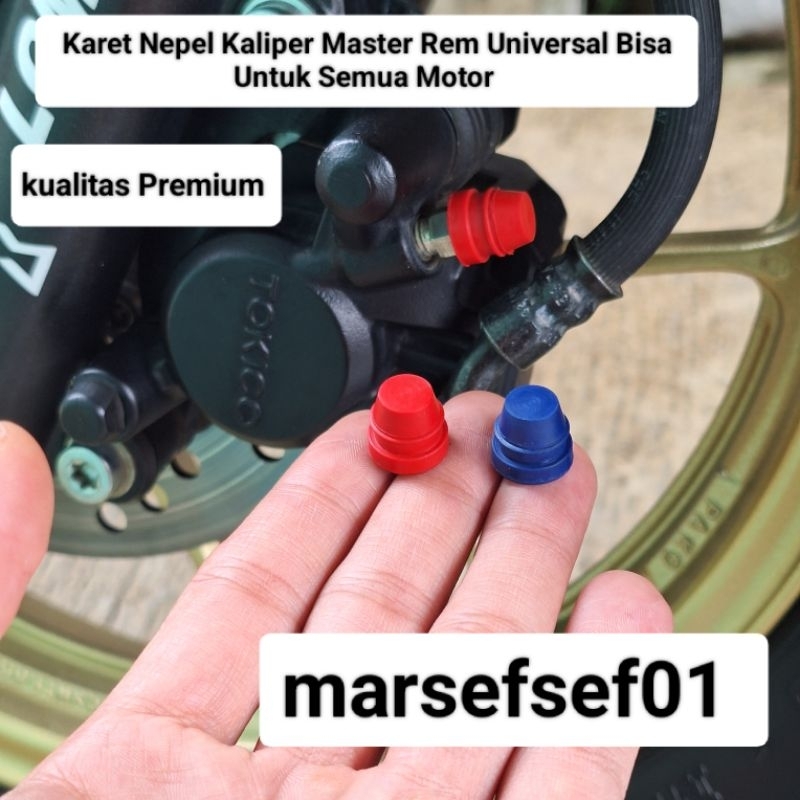Karet Nepel Kaliper Warna Karet Nepel Pembuangan Angin Master Rem Kaliper Universal Bisa Untuk Semua