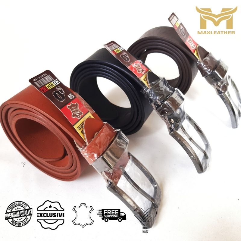 ikat pinggang,Sabuk Pria Kulit asli, Ikat pinggang Pria kulit, gesper pria warna hitam,coklat, sabuk