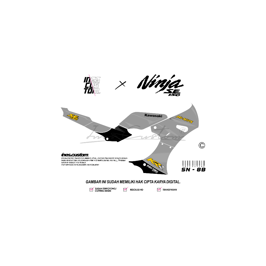 Striping ninja krr se150 thailand