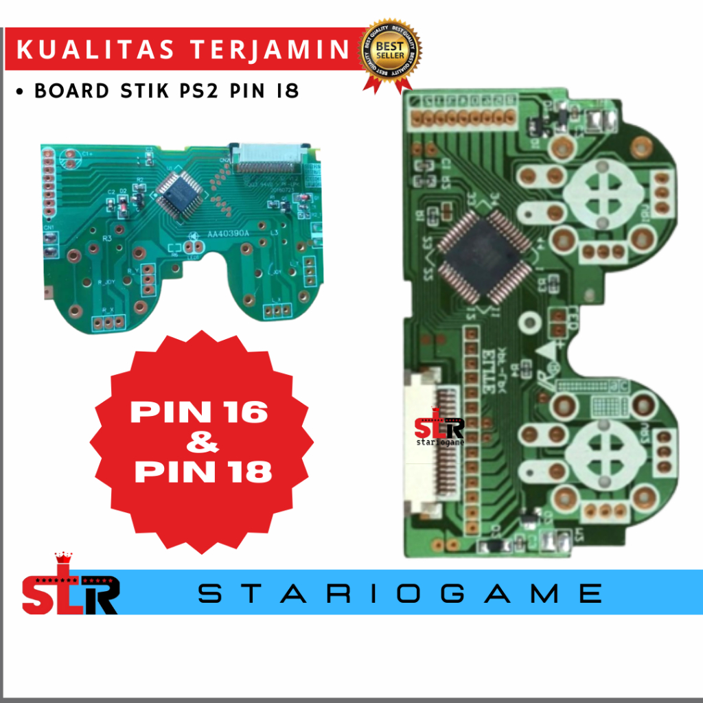 Pcb papan stik ps2 op Board mesin pcb stick ps2 ori pabrik pin 16 stik ps2 pin 18