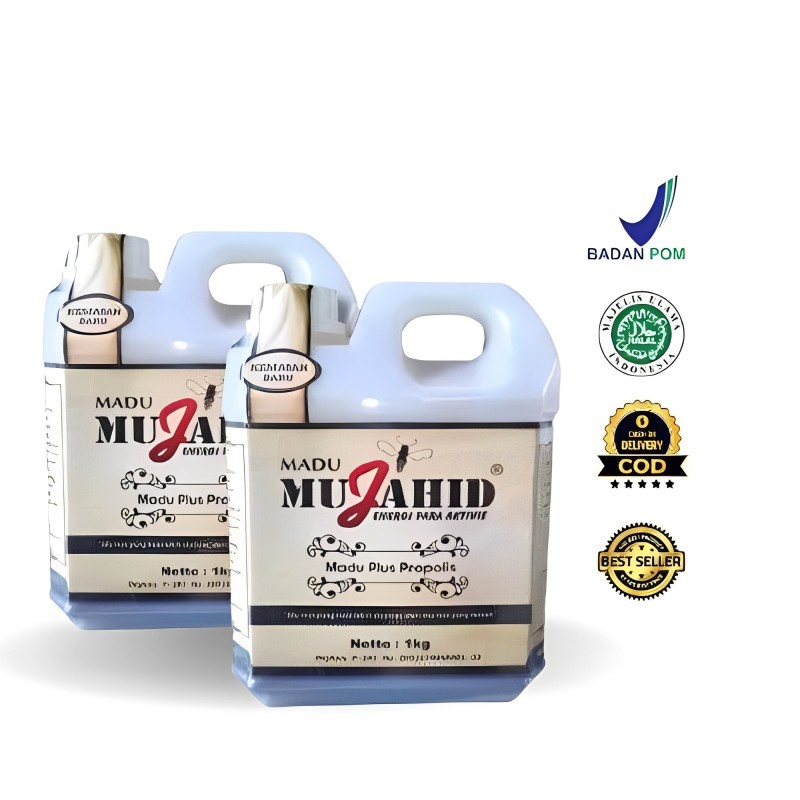 

Madu MUJAHID 1kg / Madu Plus Propolis / Madu Hutan Indonesia