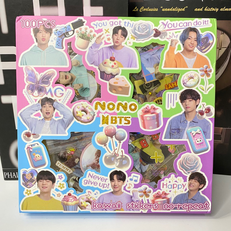 

Sticker Viral BTS Korea 2D Waterproof - 100 Lembar Stiker Momojan Multifungsi Diy Tahan Air Box Besar | STICKER BTS COLOURFULL | BJM RUMAHSOFTCASE | RUMAHSOFTCASEBYNA
