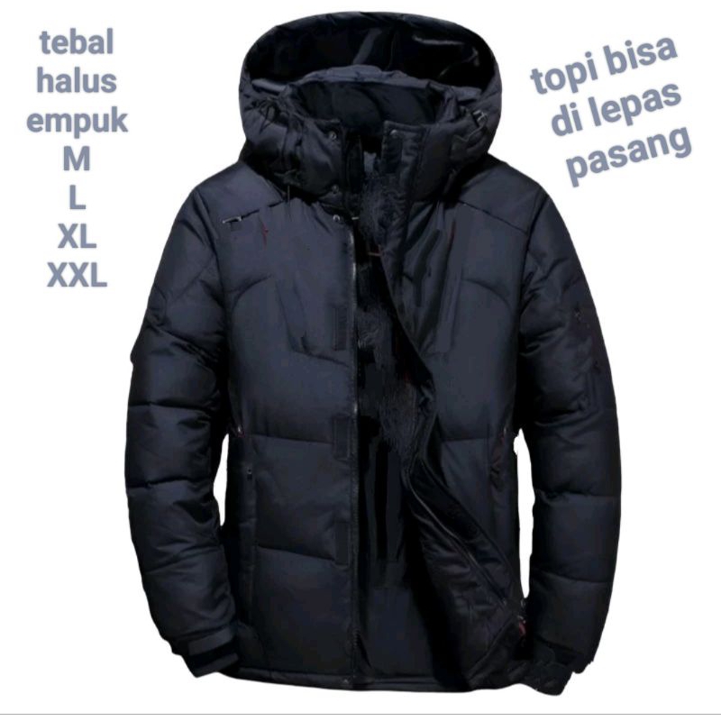 *promo*jaket PUFFER kembung pria wanita M.l.xl.xxl.xxxl/jaket winter tebal/jaket gunung/jaket anti a