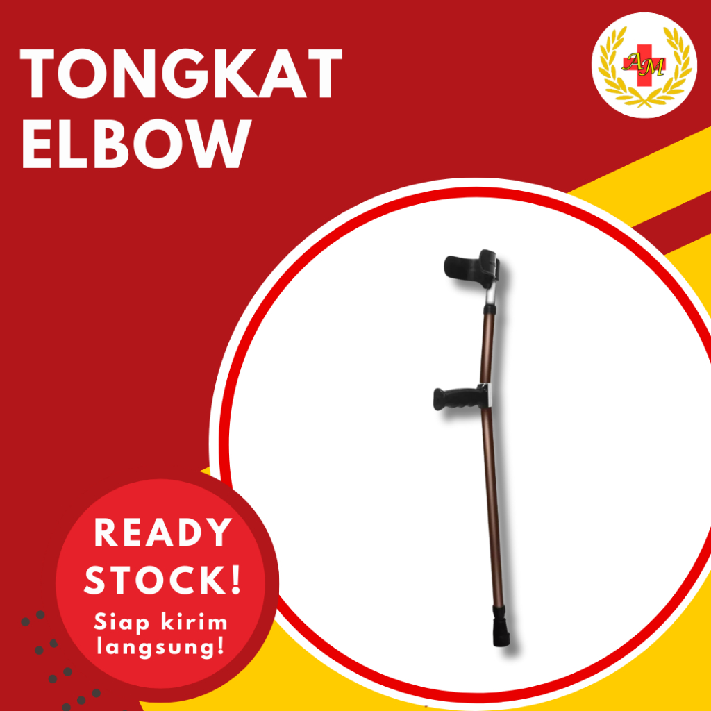 Alat Bantu Jalan Tongkat Elbow Tongkat Siku Teken